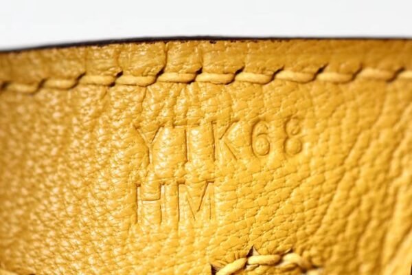 Hermès Kelly ado Togo 9D Amber yellow Gold Hardware 21cm Full Handmade