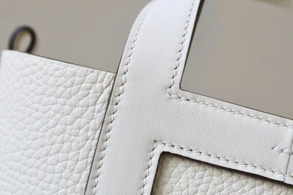 Hermes Picotin TC Leather Creamy White Gold Hardware 18cm Full Handmade