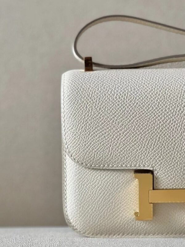 098d950d03bd112 Hermes Constance Epsom CC10 Creamy White Gold Hardware 13.5cm Full Handmade