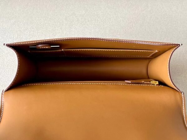 Hermes Constance Epsom CK37 Golden Brown Gold Hardware 23cm Full Handmade