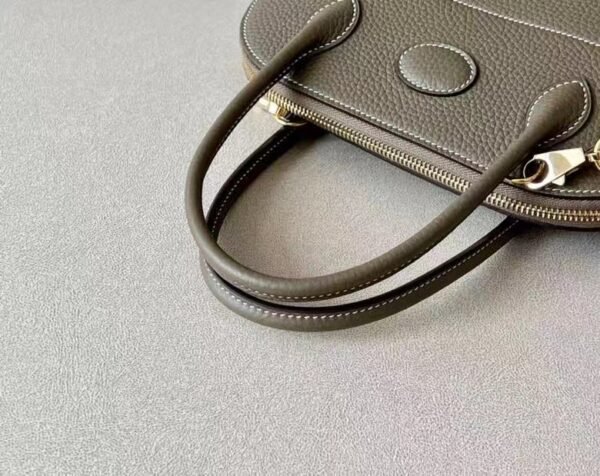 Hermes Bolide TC Etoupe Grey Gold Hardware 26cm Full Handmade