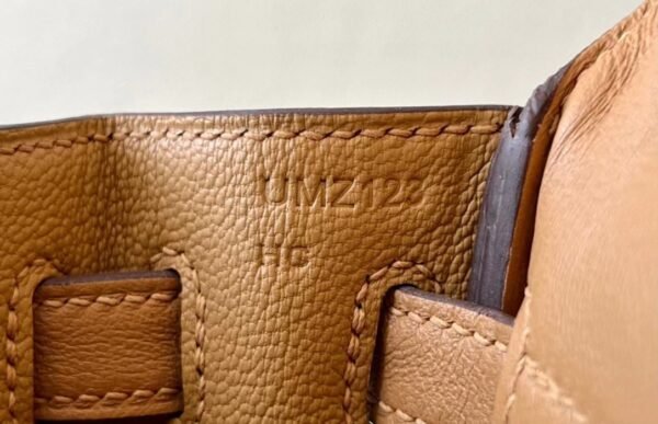 Hermès Kelly Swift OM Light Golden Brown Silver Hardware 25cm Full Handmade