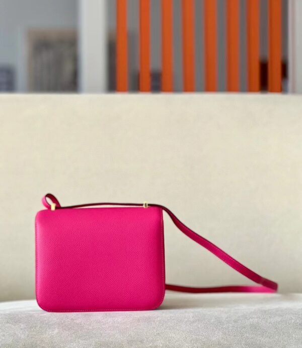 Hermès Constance Epsom 0E Rose Pink Gold Hardware 18cm Full Handmade