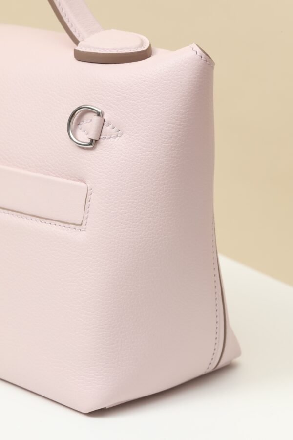 GPC Mode Mini Kelly 2424 Evercolor & Swift 09 Light Purple Pink Silver Hardware 21cm Full Handmade