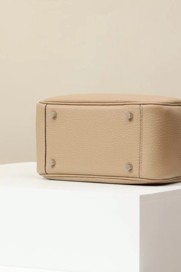 GPC Mode Lindy clemence Leather S2 Light Khaki Silver Hardware 19cm Full Handmade