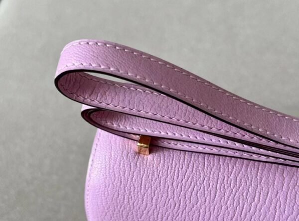 Hermes Constance Chevre mallow purple Gold Hardware 18cm Full Handmade