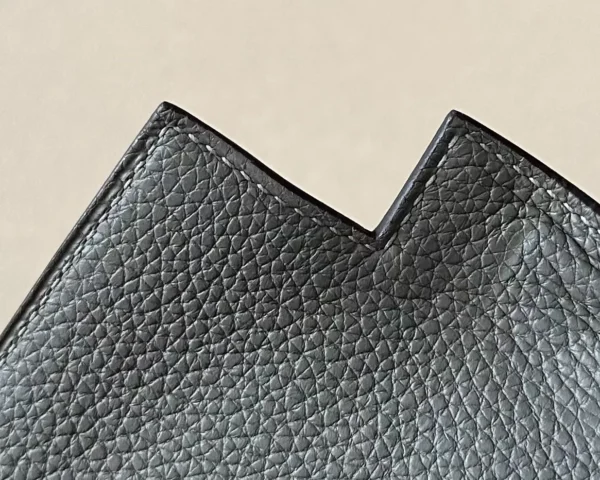 Hermès Kelly Togo 0L Deep Grey Noble grey Gold Hardware 25cm Full Handmade