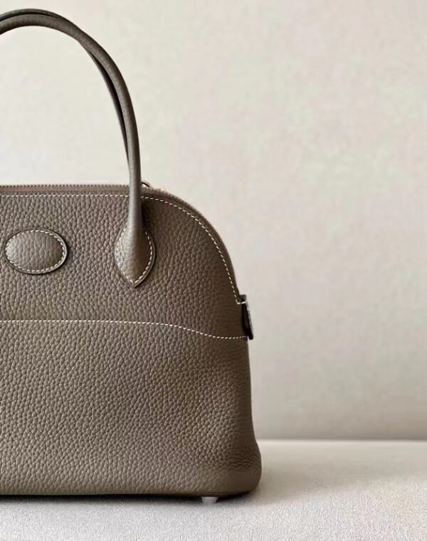 Hermes Bolide TC Etoupe Grey Gold Hardware 26cm Full Handmade