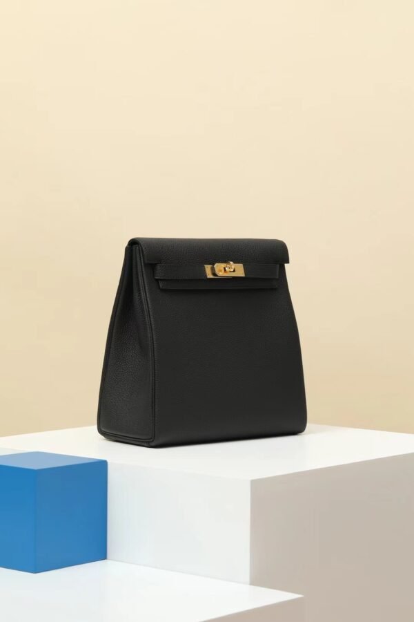 GPC Mode Kelly ado Togo Leather Ck89 Black Gold Hardware 22cm Full Handmade