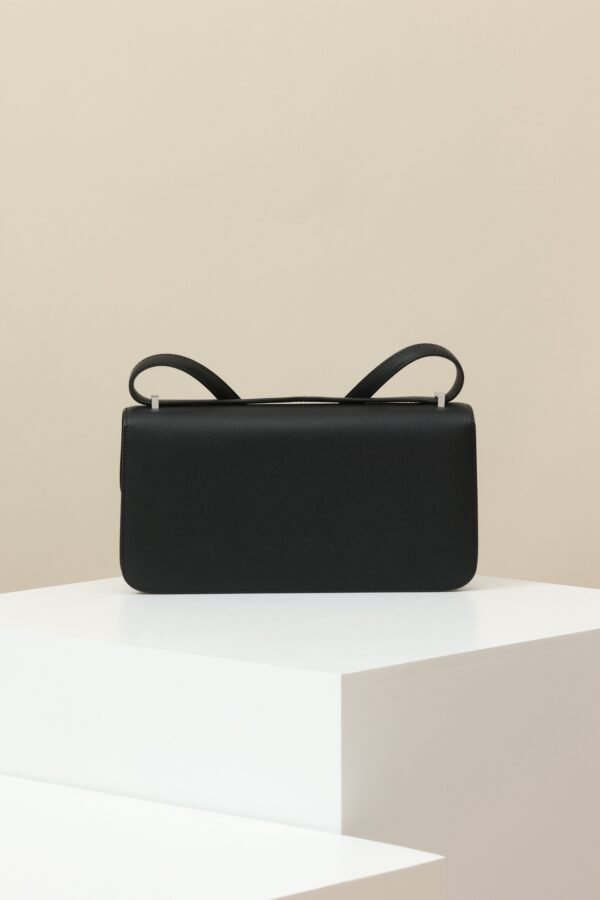 1caa218bda97a4b GPC Mode Constance Elan Epsom CK89 Black Silver Hardware 24cm Full Handmade
