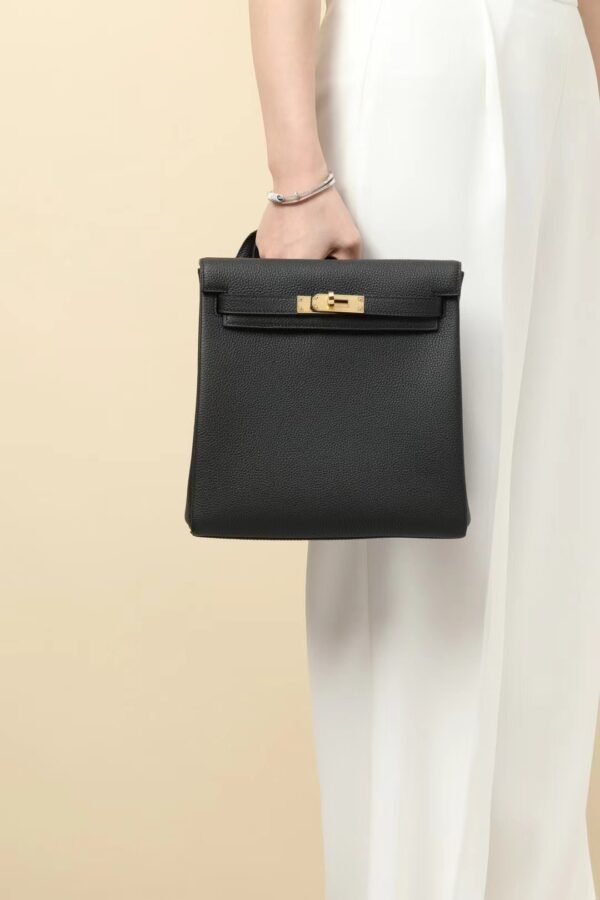 GPC Mode Kelly ado Togo Leather Ck37 Golden Brown Gold Hardware 22cm Full Handmade