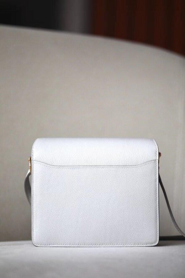 Hermès Roulis evercolor 80 Pearl grey Gold Hardware 19cm Full Handmade