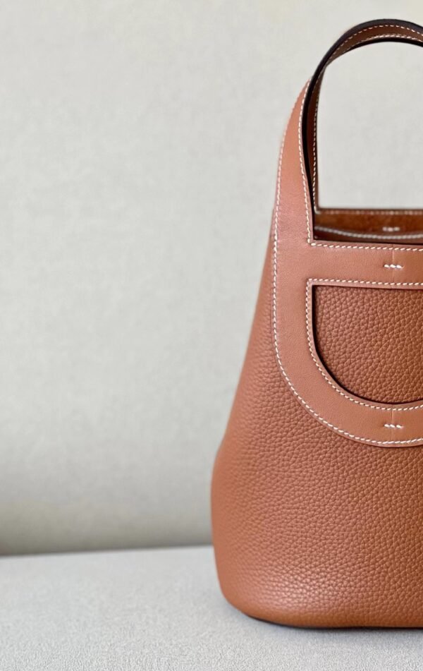 2b1bfd52f920097-1 Hermes Picotin TC Leather Golden Brown Silver Hardware 18cm Full Handmade