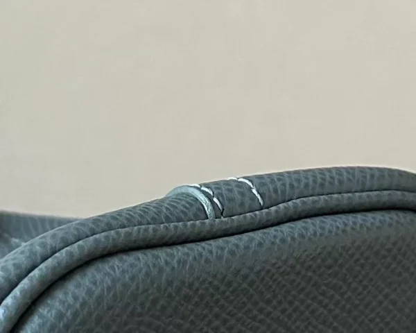 Hermès Bolide Epsom 63 Almond green Silver Hardware 27cm Full Handmade