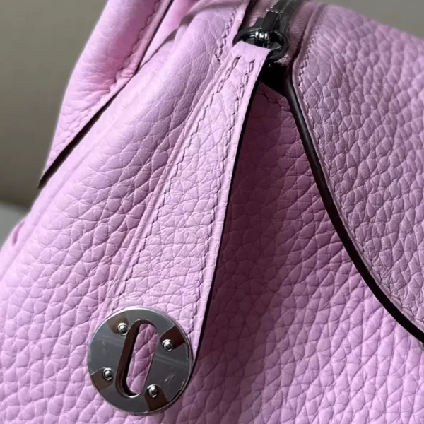 2dd1e04d533e918-jpg Hermès mini Lindy clemence TC X9 mallow purple Silver Hardware 19cm Full Handmade