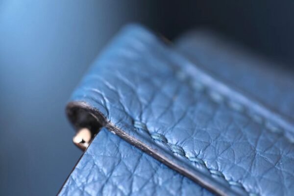 Hermès picotin TC S4 Deep Blue Silver Hardware 18cm Full Handmade