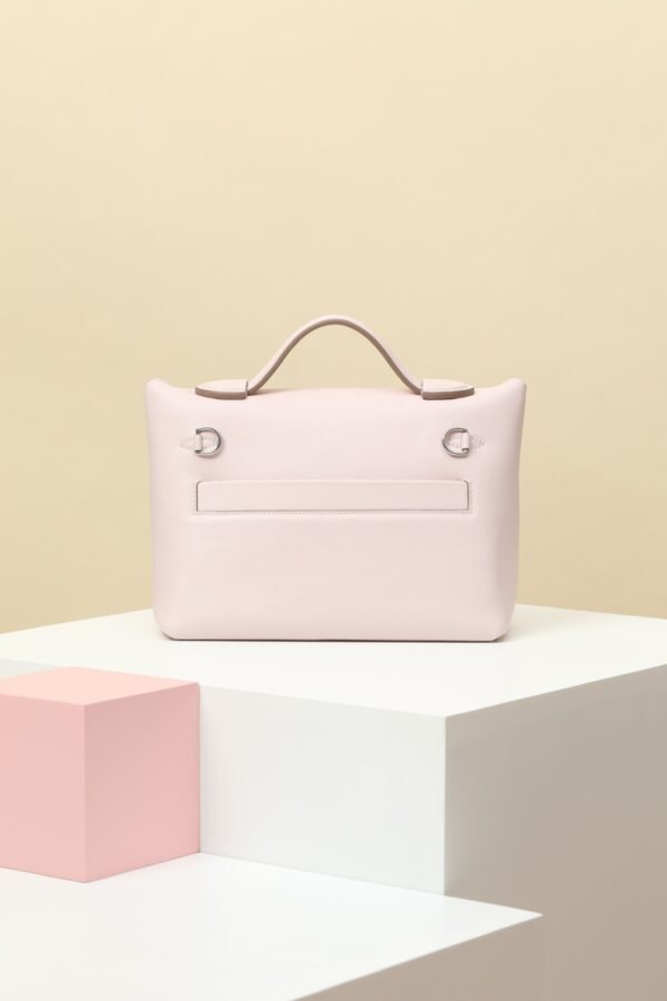 GPC Mode Mini Kelly 2424 Evercolor & Swift 09 Light Purple Pink Silver Hardware 21cm Full Handmade