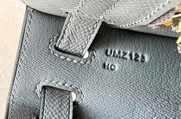 Hermes Kelly epsom Etain Grey Gold Hardware 25cm Full Handmade