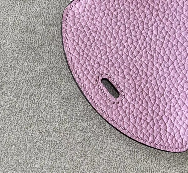 Hermès mini Lindy clemence X9 mallow purple Silver Hardware 19cm Full Handmade