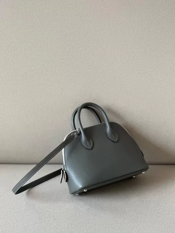 381625b93d69466-jpg Hermès Bolide Evercolor 0L Grey & 8L Ice white Silver Hardware 18cm Full Handmade