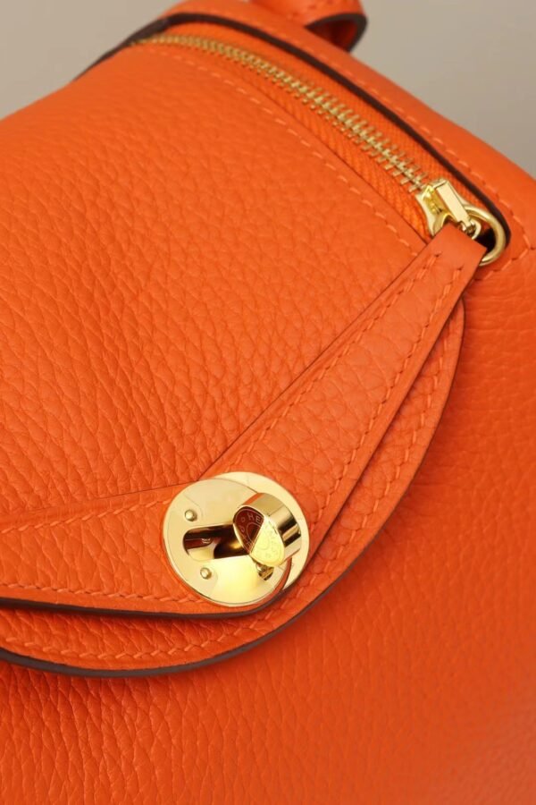 GPC Mode Lindy clemence Leather 9J Orange Gold Hardware 19cm Full Handmade