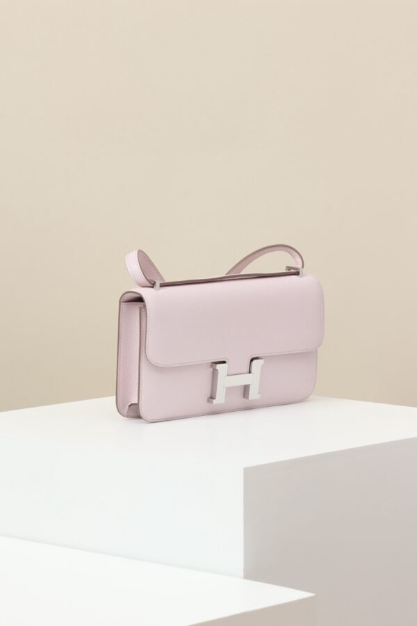 4251b52e9c4625c GPC Mode Constance Elan Epsom 09 Light Purple Pink Silver Hardware 24cm Full Handmade