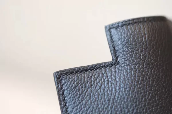 Hermès Kelly dance evercolor CK89 Black Silver Hardware 22cm Full Handmade