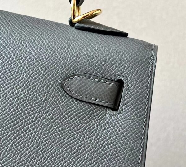 Hermes Kelly epsom Etain Grey Gold Hardware 25cm Full Handmade