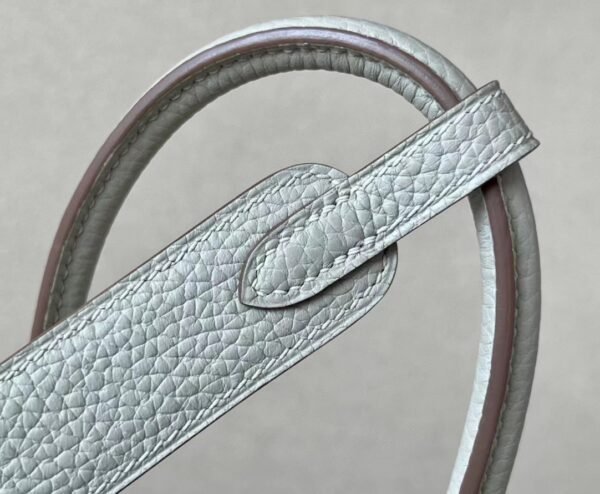 Hermès Lindy TC 80 Pearl grey Gold Hardware 26cm Full Handmade