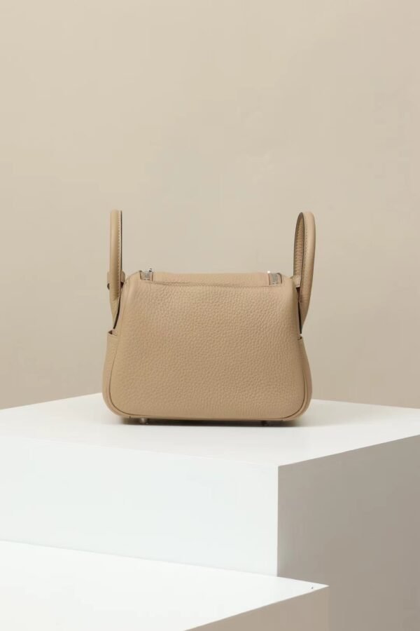 GPC Mode Lindy clemence Leather S2 Light Khaki Silver Hardware 19cm Full Handmade