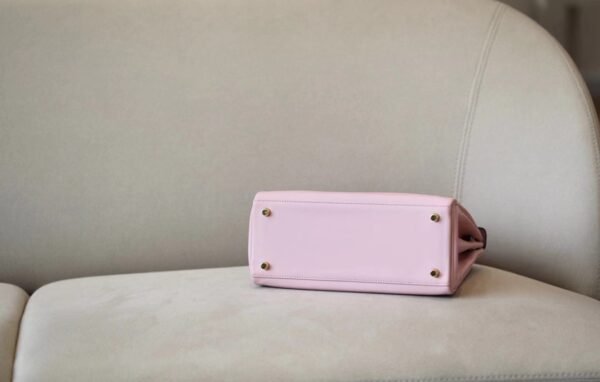4b9c570d14e9974 Hermes Kelly Swift sakura pink Gold Hardware 28cm Full Handmade