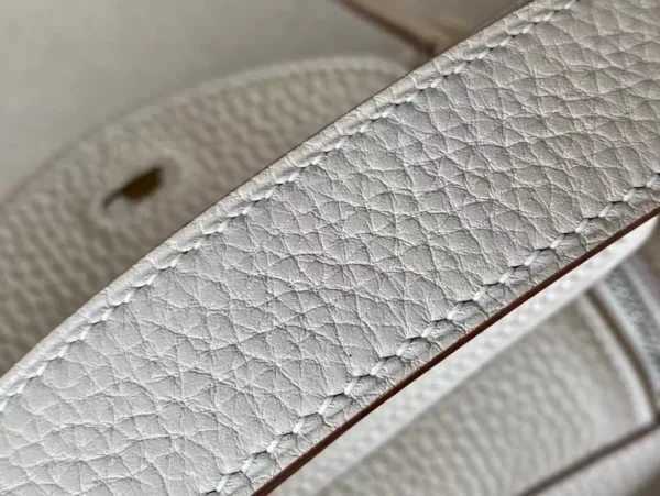4e1911b718c8aa6-jpg Hermès Mini Lindy TC clemence CK10 Creamy White Silver Hardware 19cm Full Handmade
