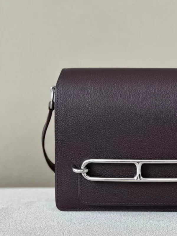 4e7f4e2094a8ba6-jpg Hermès Roulis Evercolor OG Brownish Red Silver Hardware 19cm Full Handmade
