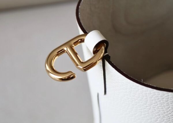 Hermes Picotin TC Leather Creamy White Gold Hardware 18cm Full Handmade