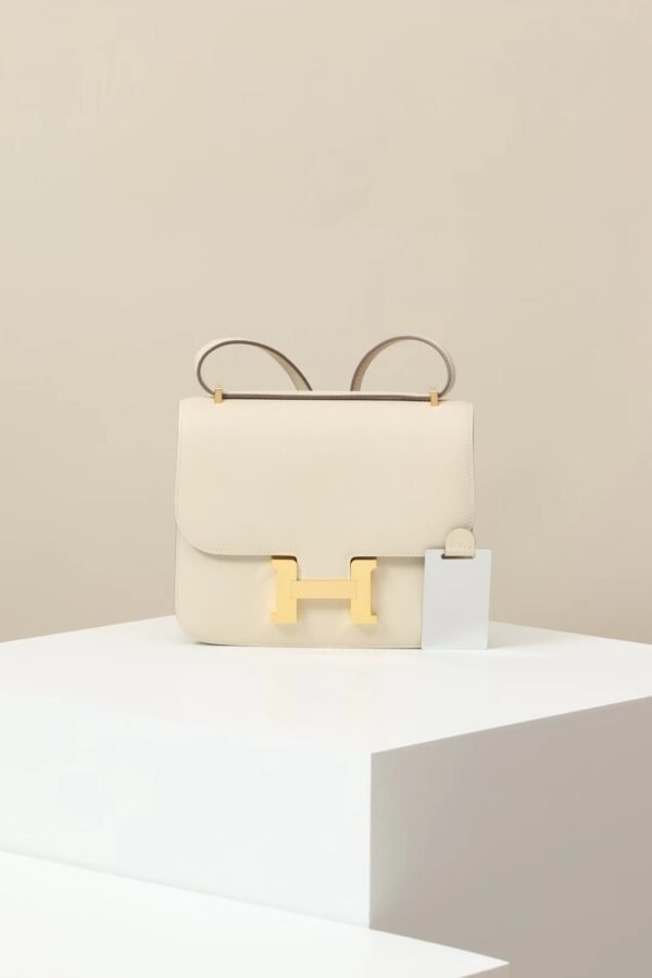 511d663d8907396 GPC Mode Constance Epsom CC10 Cream White Gold Hardware 18cm Full Handmade