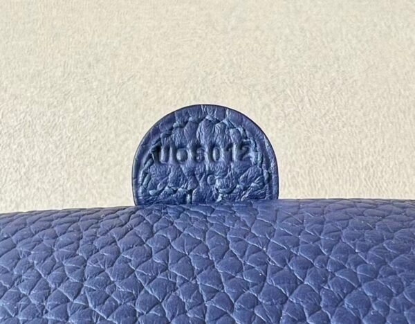 Hermès Evelyne TC 73 Gem Blue Gold Hardware 17cm Full Handmade