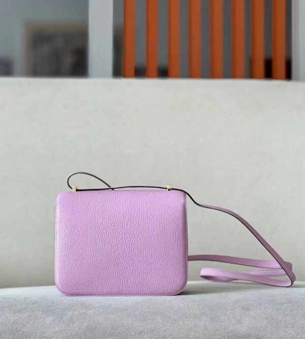 Hermes Constance Chevre mallow purple Gold Hardware 18cm Full Handmade