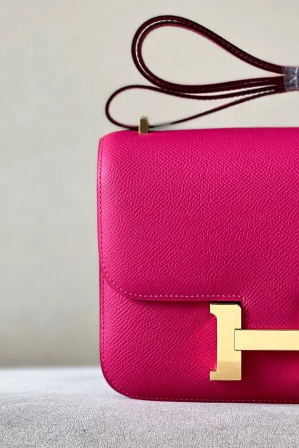 Hermès Constance Epsom 0E Rose Pink Gold Hardware 18cm Full Handmade