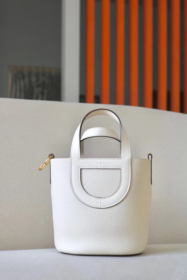 Hermes Picotin TC Leather Creamy White Gold Hardware 18cm Full Handmade