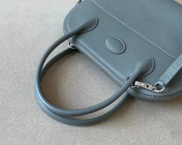 Hermès Bolide Epsom 63 Almond green Silver Hardware 27cm Full Handmade