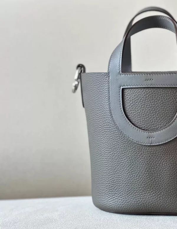 Hermès Picotin TC & Swift 8F Tinware grey Silver Hardware 18cm Full Handmade