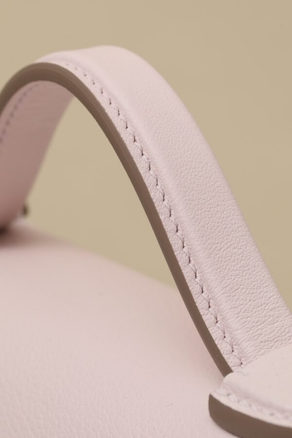 GPC Mode Mini Kelly 2424 Evercolor & Swift 09 Light Purple Pink Silver Hardware 21cm Full Handmade