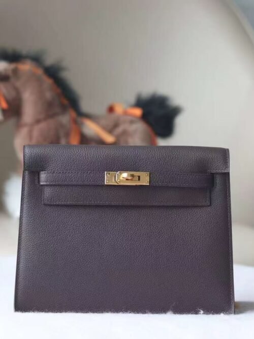 GPC Mode Kelly Danse Evercolor 0G Reddish Brown Gold Hardware 22cm Full Handmade