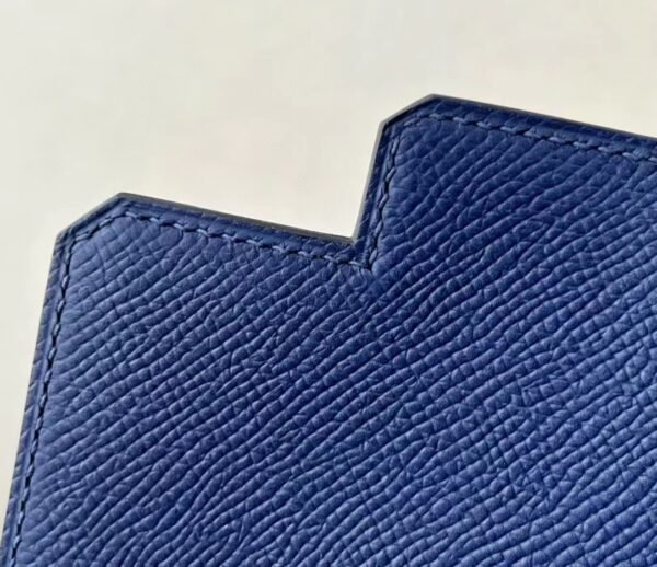 Hermes Kelly Depeches Epsom 73 Gem blue Silver Hardware 25cm Full Handmade