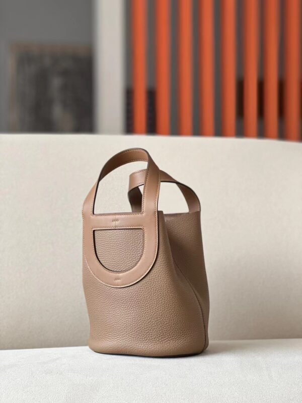64f99ffb3799b65 Hermes picotin TC Leather D0 Light Coffee Gold Hardware 18cm Full Handmade