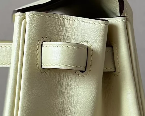 Hermès Kelly Swift 1Z Light Yellow Gold Hardware 25cm Full Handmade