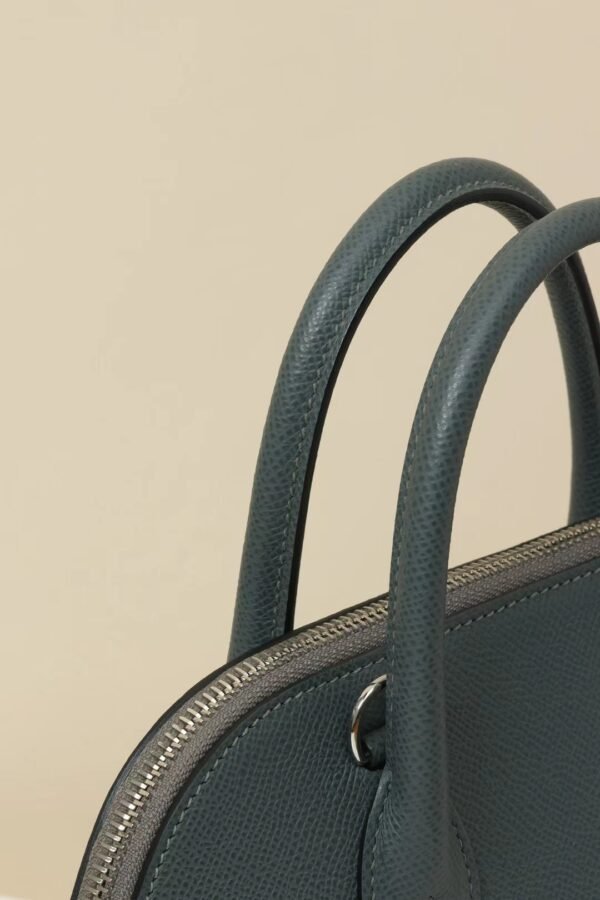 GPC Mode Bolide Epsom N7 Bluish blue Silver Hardware 25cm Full Handmade