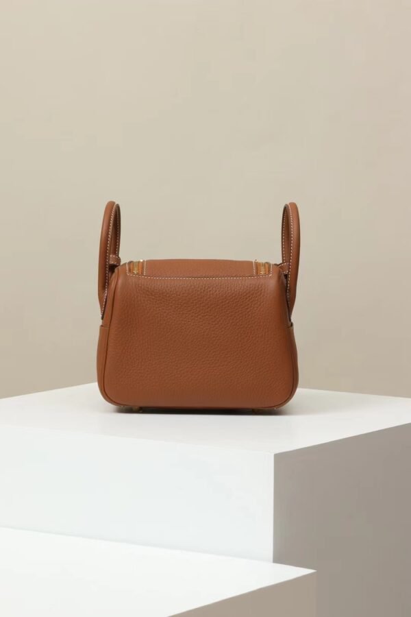 6ad16595889b095 GPC Mode Lindy clemence Leather CK37 Golden Brown Gold Hardware 19cm Full Handmade