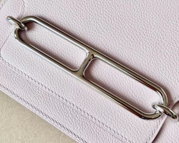 6bcc03e3e6661ee Hermes Roulis evercolor 09 Light Purple Silver Hardware 19cm Full Handmade