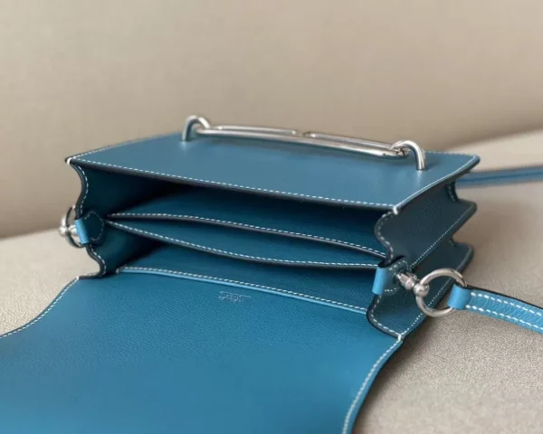 6fc254bc5213d8d-jpg Roulis Evercolor D2 New denim blue Silver Hardware 19cm Full Handmade